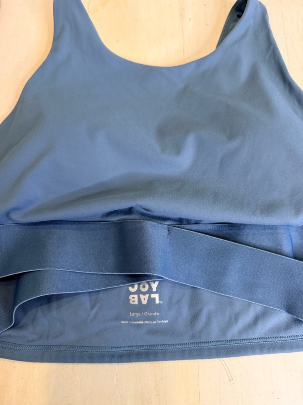 JoyLab Slate Blue Sports Bra - Picture 8 of 8